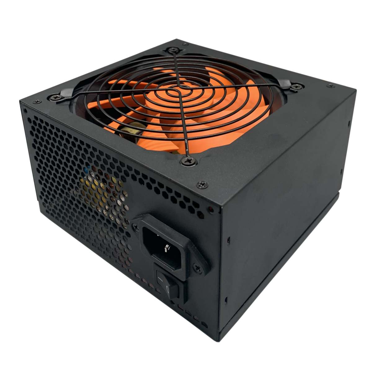 Max 500W Pc Voeding 120Mm Oranje Led Stille Ventilator 24pin 12V Pci Met 4 Sata Atx voedingen Voor Btc Desktop Computer