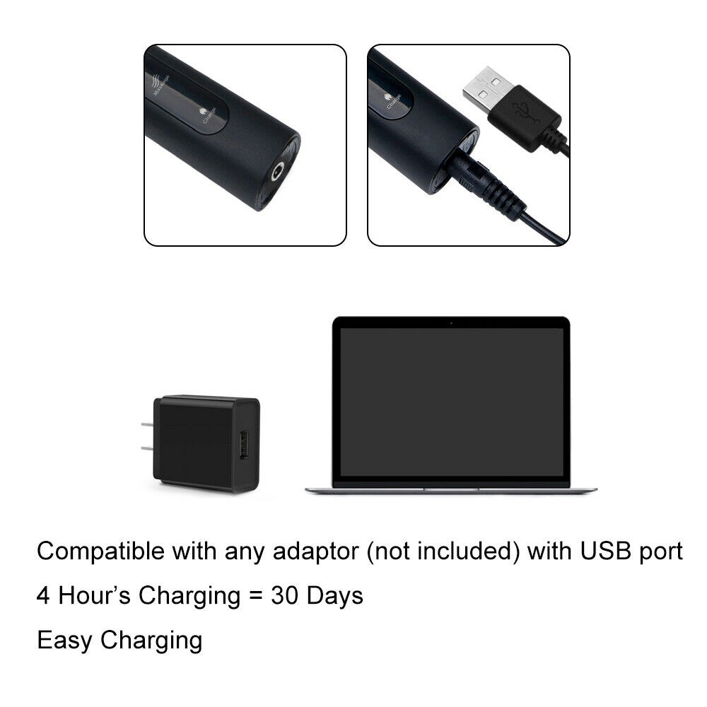 Fairywill-cepillo de dientes eléctrico sónico para adulto, recargable por USB, FW-507, resistente al agua, cabezales de repuesto