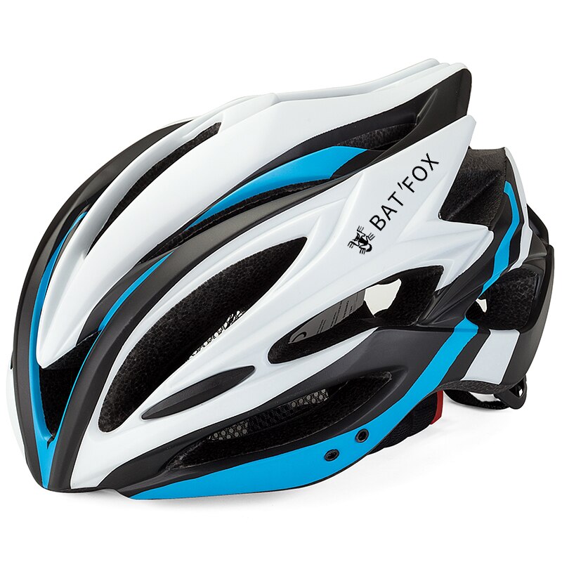Ultralight Fietshelm Bike Universal Mannen Vrouwen Mtb Fiets Helmen Mountain Road Fiets Helm Veilig Cap Capacete Ciclismo: J-691-Blue