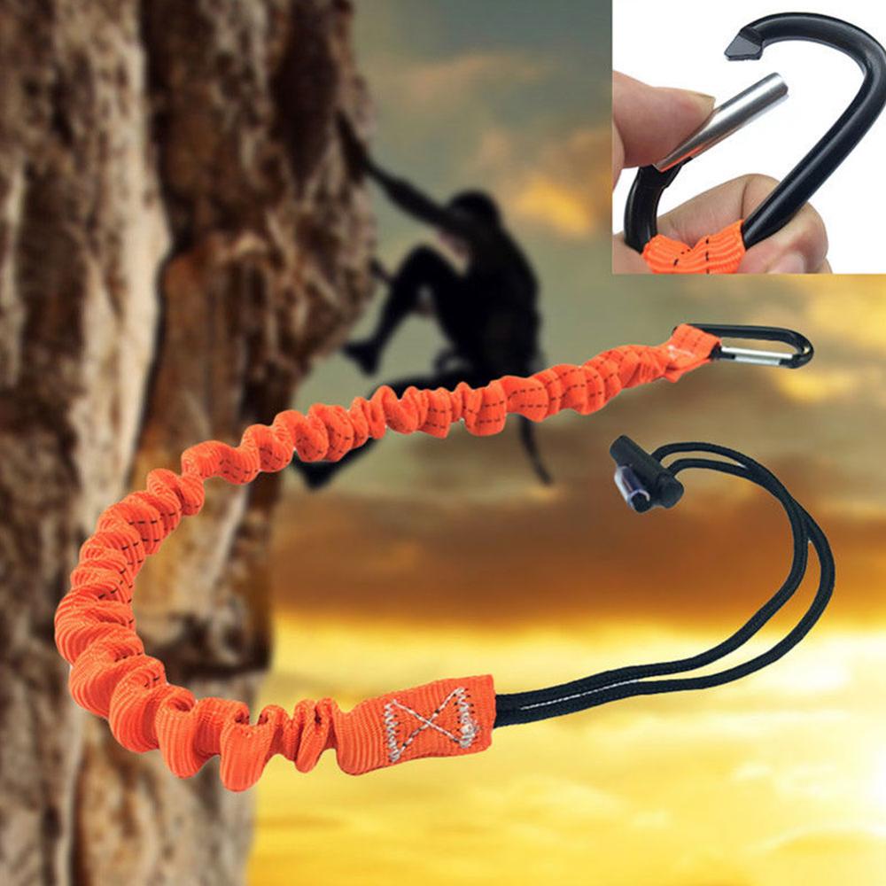 Carabiner Lanyard Retractable Safety Rope Telescopic Elastic Climbing Tool anti-fall safety rope