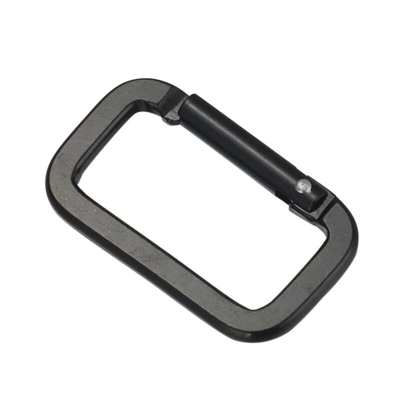 5cm Aluminum Alloy Rectangle Shape Carabiner Climbing Buckle Key Chain Practical Key Ring Safe Clasps Key Chain