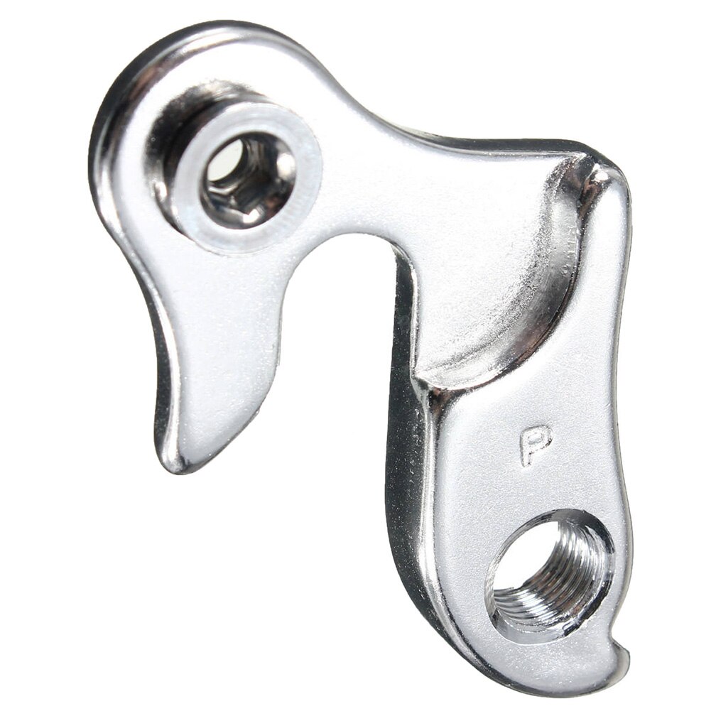 Aluminum Alloy Silver Bicycle Frame Parts Lug Fixed Transmission Rear Derailleur Hanger Cycling Frame Gear Tail Hook Parts