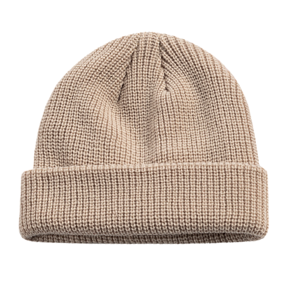 Chapeau tricoté pour femme et homme, bonnet rond et , doux et sans bords, couleur unie, thermique, idéal pour le cyclisme, collection hiver: C
