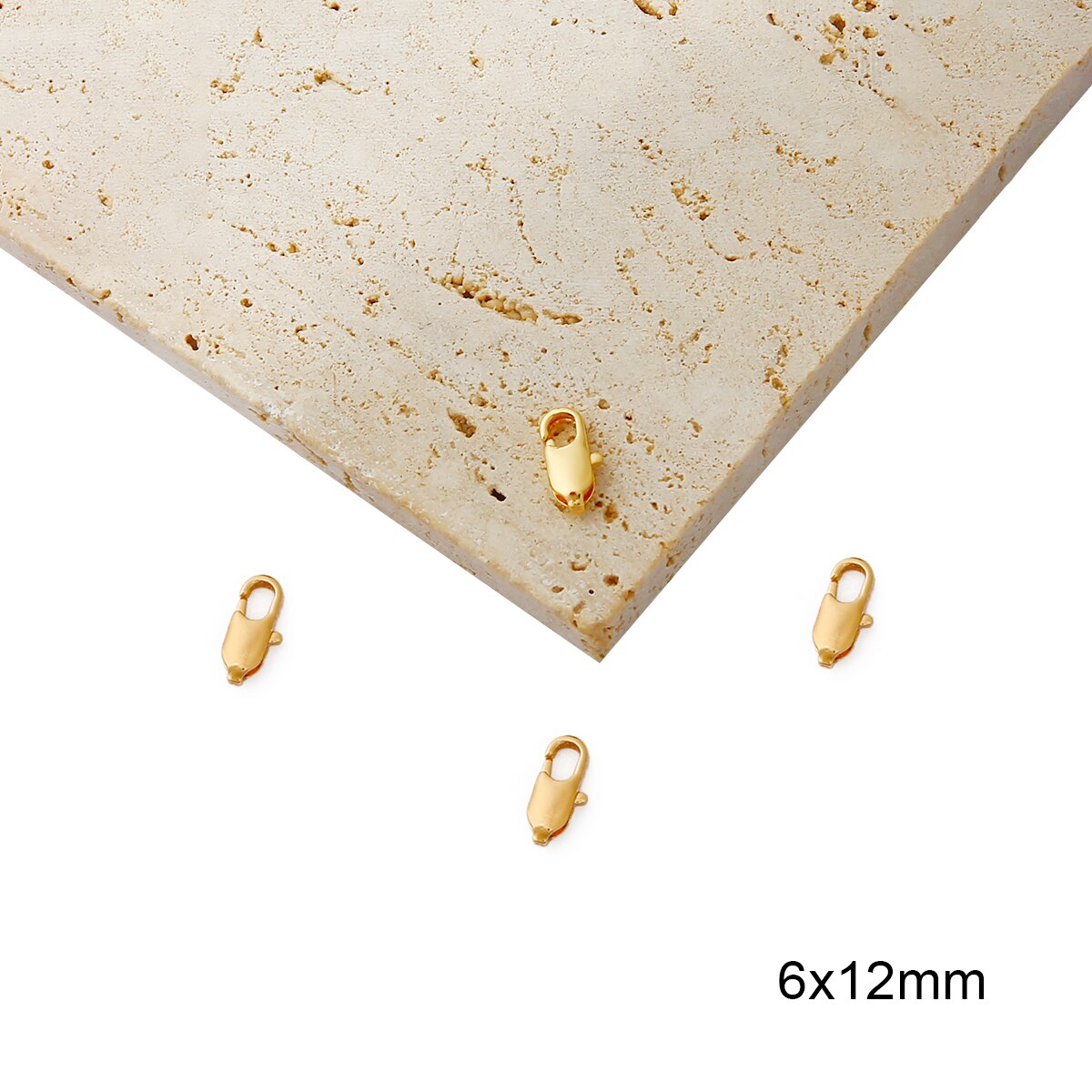 18K 1Pc 11Mm Koper Sailor Sluitingen Connectors Voor Armband Ketting Chain Diy Sieraden Maken Vinden 051: 6x12mm 1pc