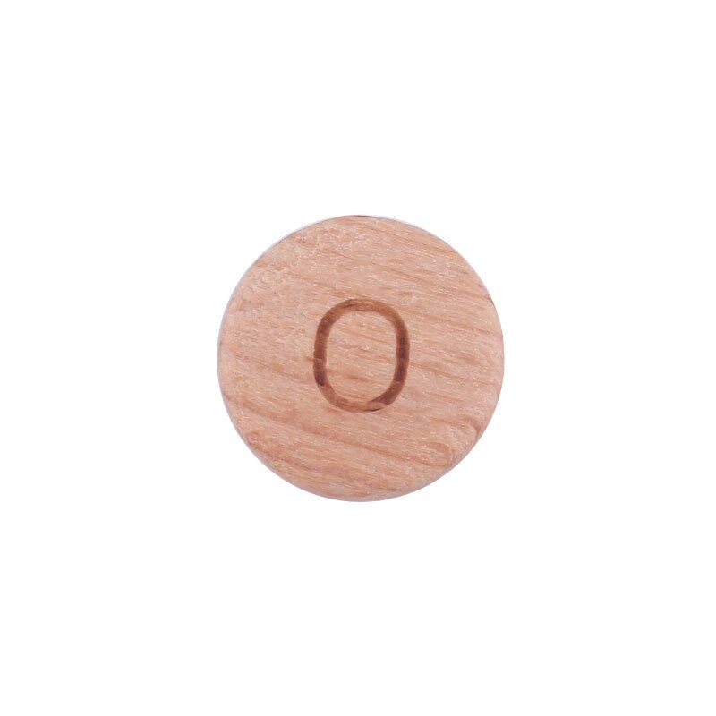 100 teile/los Natürliche Holz Perlen Runde Buchstaben 15mm Alphabet Perlen Für Schmuck Machen Liefert Diy Armbinde Halskette Zubehör: Braun
