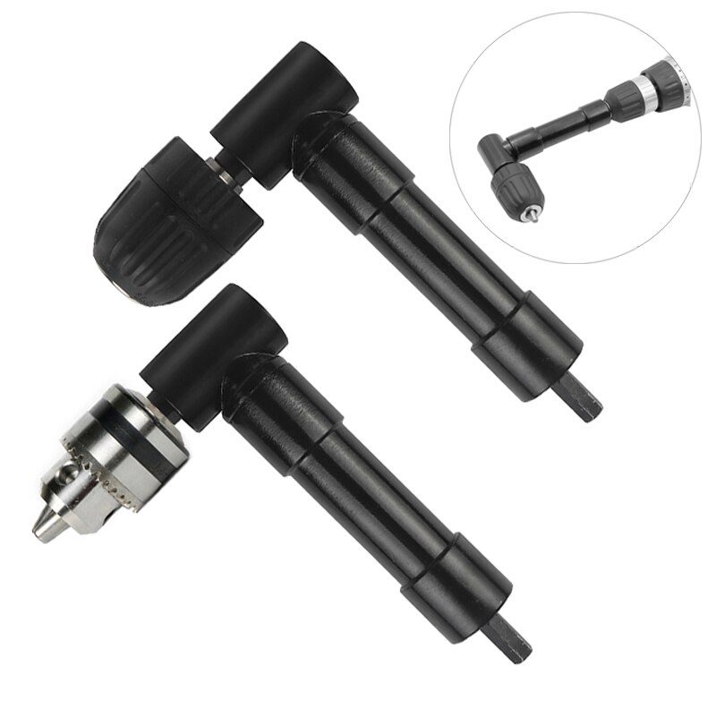 90 Degree Right Angled Chuck Electric Drill Keyless Three-jaw Chuck Corner Impact Drill-Chuck Adapter Bend Extension Adaptor
