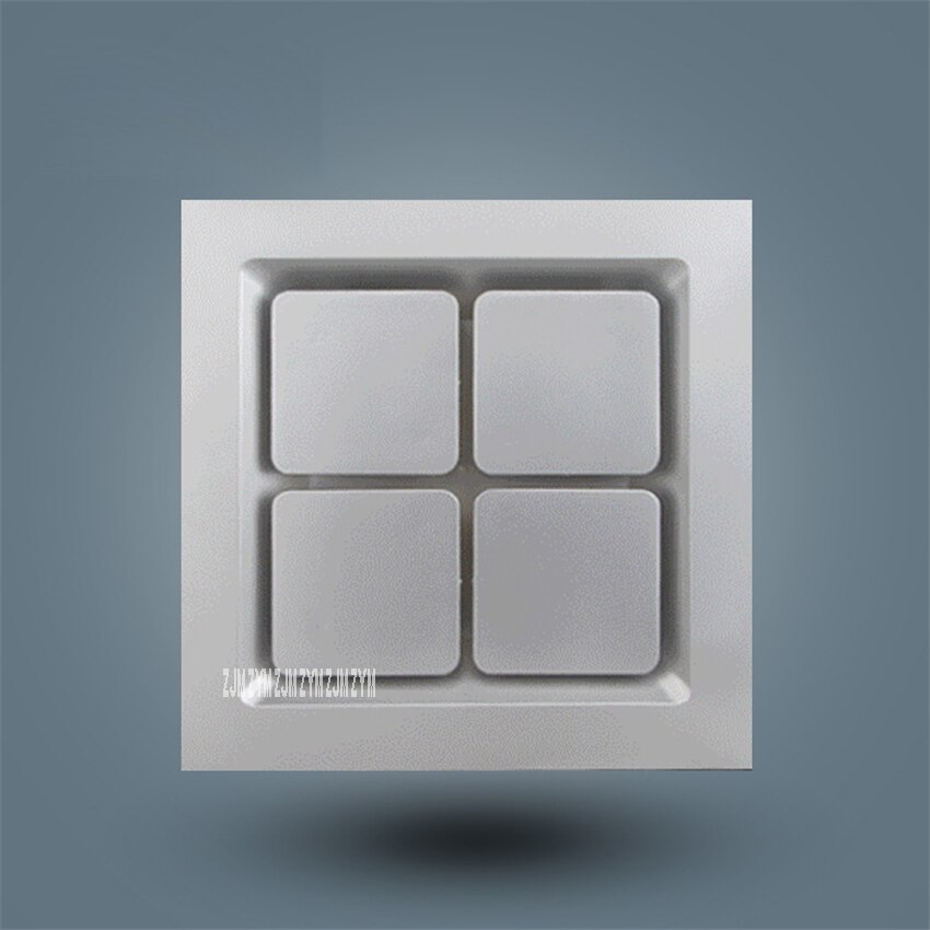 Integrated Ceiling Air Exhaust Fan Kitchen Bathroom Ventilating Fan Abs Plastic / Wire Drawing / Aluminum Ventilation Fan 220V