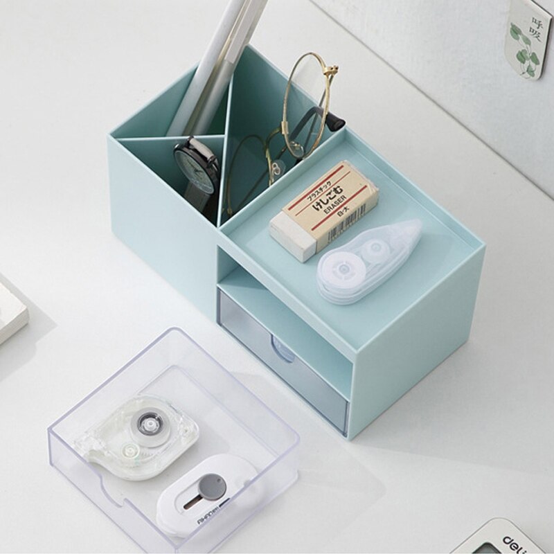 Grande capacidade caixa de armazenamento cosméticos maquiagem gaveta organizador jóias unha polonês maquiagem recipiente desktop sundries caixa de armazenamento