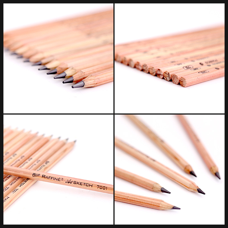 Marco Sketch Wooden Pencils 3H/2H/H/B/2B/3B/4B/5B/6B/7B/8B/9B/10B Pencil Art Painting Pencil School Office Supplies