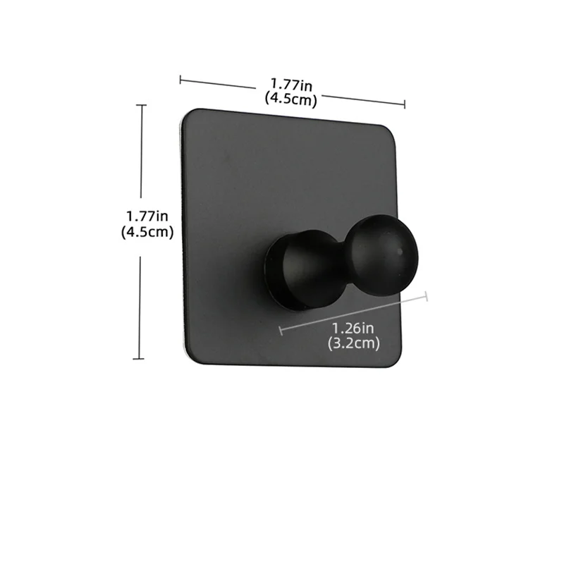 Self Adhesive Wall Hook Stainless Steel Towel Rack Bathroom Hardware Shelf Robe Hooks Hanger Shower Shelf Hanging Accessories