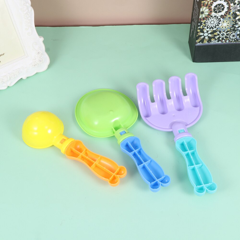 1Set Strand Ijs Emmer Speelgoed Voor Kinderen Strand Zand Spelen Accessoires Willekeurige Model (Kleurrijke)