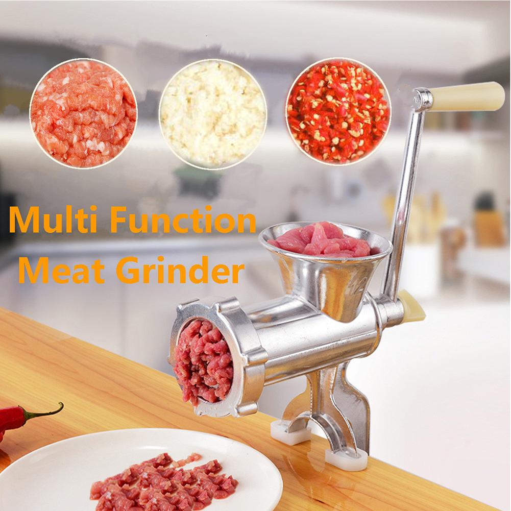 Kitchen Multifunction Handheld Hand Crank Meat Mincer Sausage Noodles Grinder