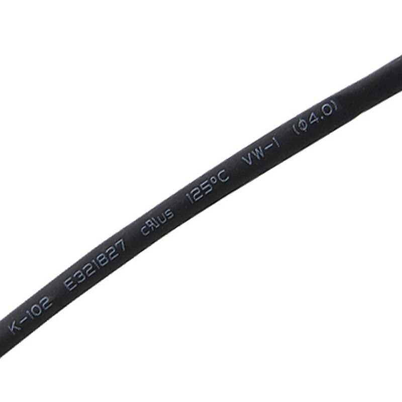 2x sort krympeslange elektrisk sleeving bilkabel / wire krympeslange wrap , 20mm,1m & 25mm,1m