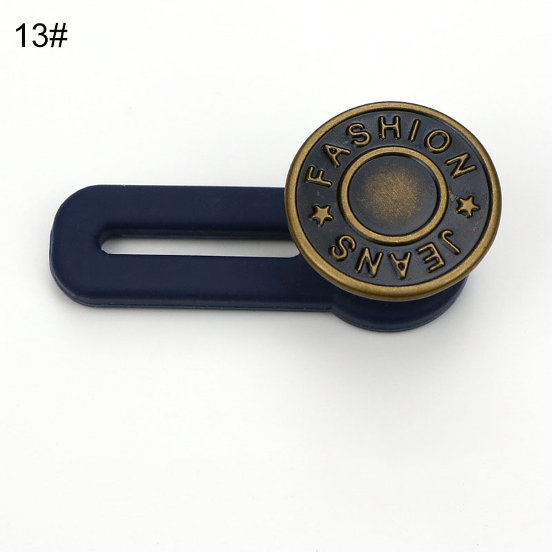 Lot De 5 Boutons D'extension Pour Jean - Élargisseur De Taille Réglable En Métal