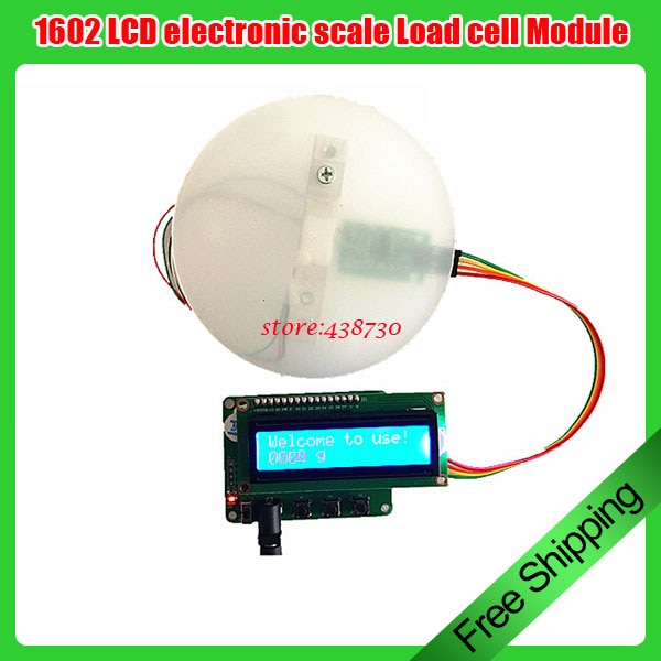 1602 Lcd Elektronische Weegschaal Load Cell Module/5Kg Elektronische Weegschaal Load Cell Systeem/HX711AD Digitale Buis Vloeistof crystal Display
