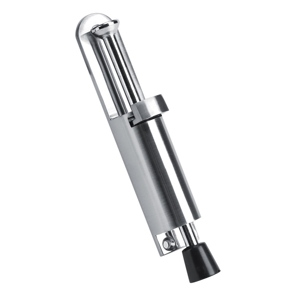 Floor Mounted Heavy Duty Holder 20cm Door Stopper Zinc Alloy Soft Rubber Foot Spring Loaded Easily Step-On Door Holders Catch
