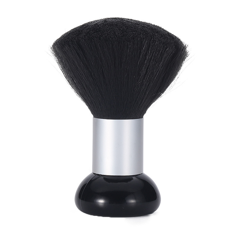 Cepillo de pelo suave para el cuello y la cara, plumero de peluquería, corte de pelo roto, cepillo de limpieza para Barbero, herramienta de peinado de peluquería: Oro