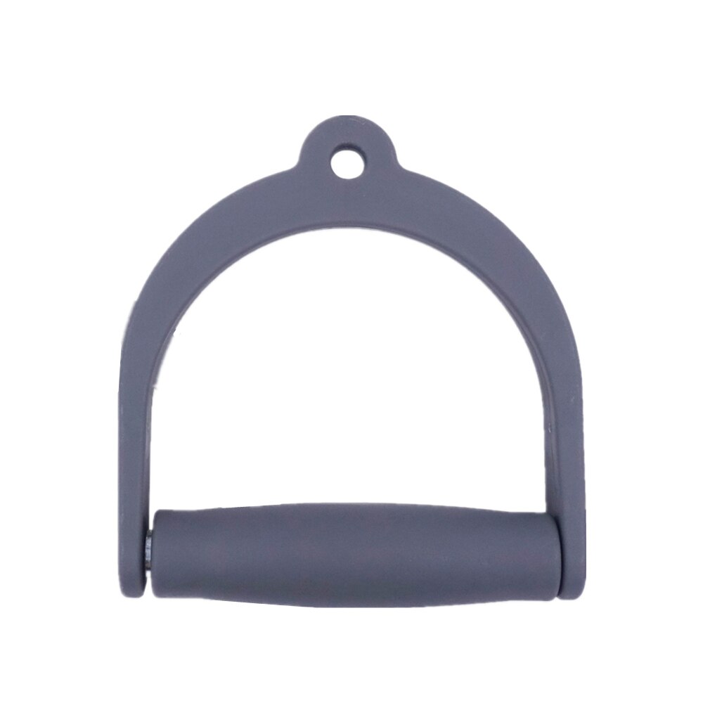 D-Handle Pull Down Fitness Grip for Gym Pulley Cable Machine LAT Pulldown Attachment Heavy Duty Training Workout Equipment: 1 Gray