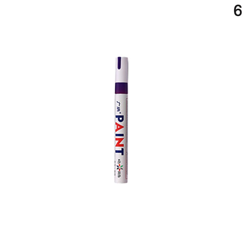 12-color Way Paint Pen Photo Album Graffiti Sign Title Pen Wedding Pen Oily White Mark Touch-up Pen