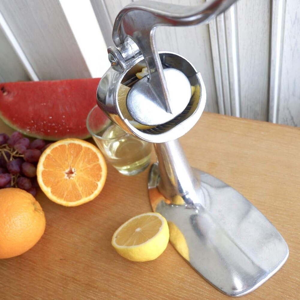Roestvrij Staal Handmatige Fruitpers Citrus Citroen Oranje Hand Druk Juicer Keuken Draagbare Juicer Machine Gadget Gereedschap