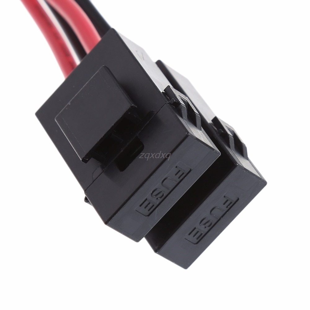 1M Korte Golf 30A Zekering Voeding Kabel Cord Voor Yaesu FT-857D/897D IC-725A Rental &
