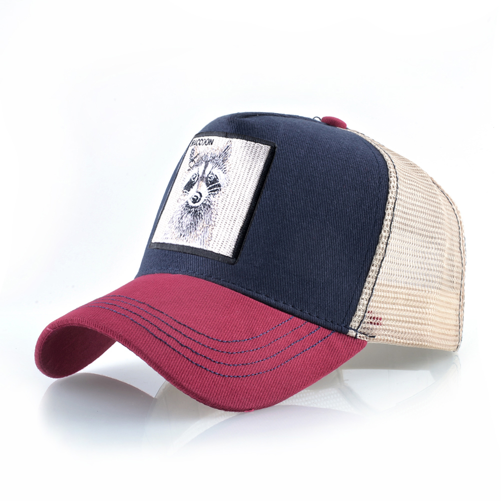Frühling Sommer Baseball Kappe Mit Löwe Stickerei Patch Snapback Trucker Caps Männer Frauen Drake Baseball Hüte Vier Saison Sonnenhut: Rot