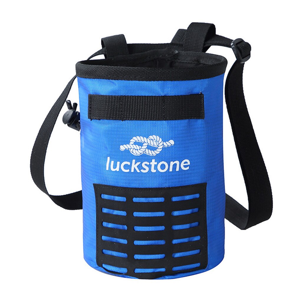 Outdoor rotsklimmen krijtzak waterdicht polyester magnesium poederzak enkele parallelle staven fitness gymnastiek antislip: Maar