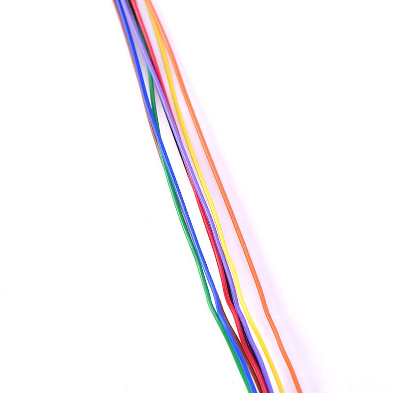 30AWG Mixed Color Jump Wire Tinned Copper PVC Insulation Single Strand Wire
