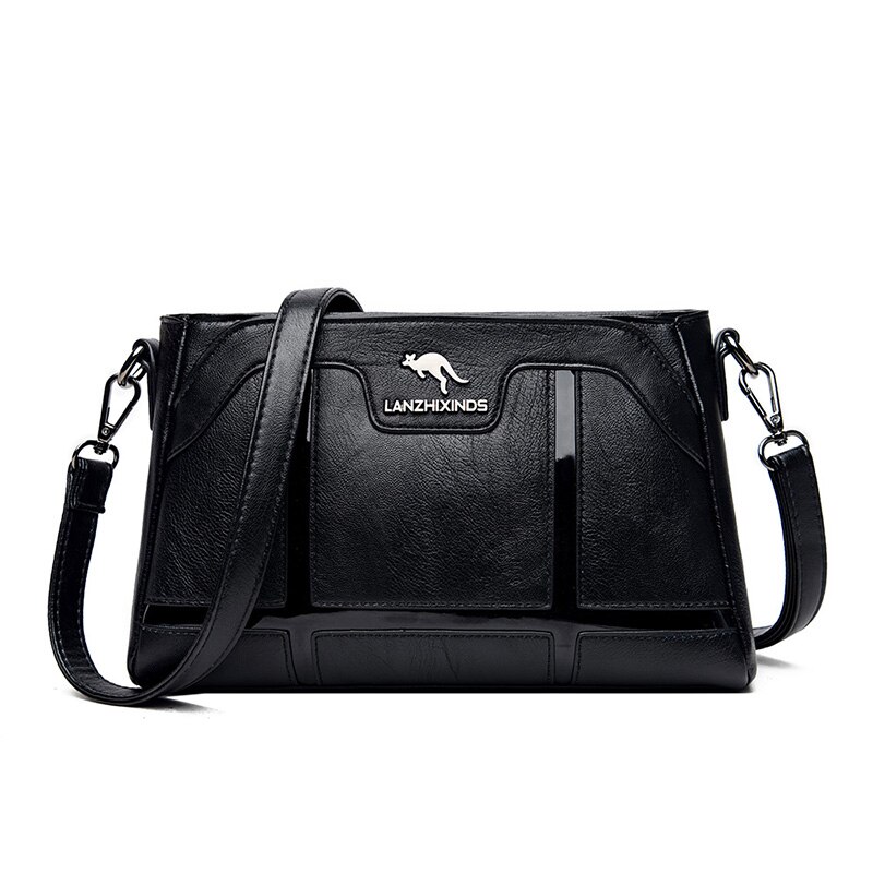 Oude Tang Vrouwelijke Messenger Bag Pu Lederen Lux Grandado