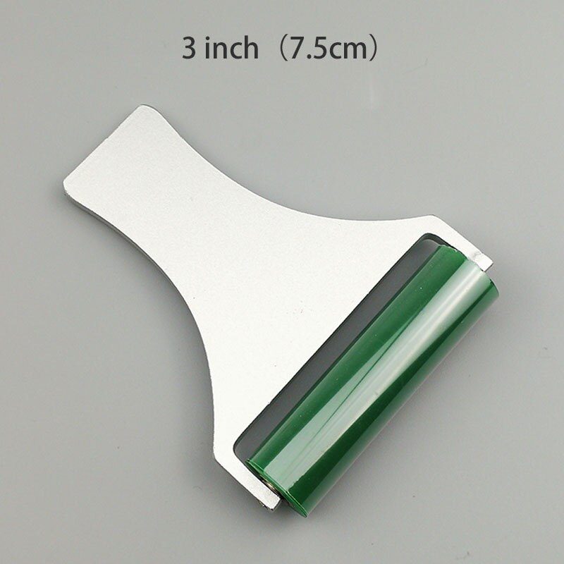 1PCS Dust Removal Sticky Silicone Roller Anti-Static Roller Brush Manual Cleaner Phone Repair Tool Handle: Aluminum  3inch