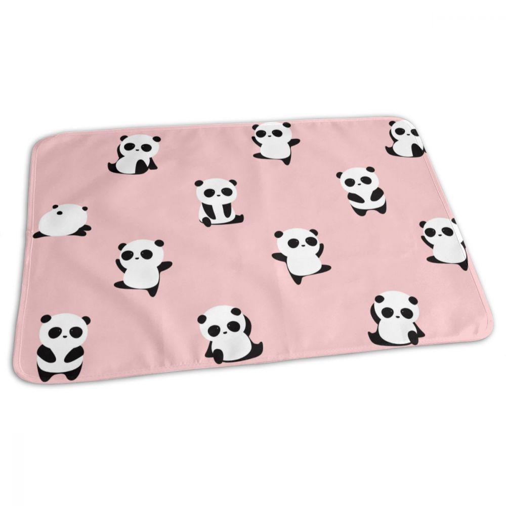 Baby Waterproof Sheets Urine Mattress Can Be Reused Baby Bedding Mattress Replacement Mattress Pink Panda 50x70CM F103