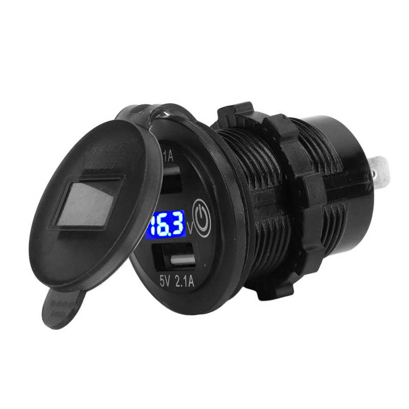 Socket Charger Portable Car Charger for Trucks for 12‑24V Motorcycles