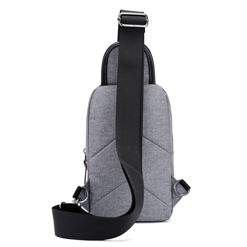 Mandlige skuldertasker crossbody tasker herre anti-tyveri brysttaske sommer kort tur messengers taske brystpakke
