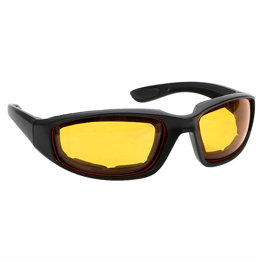 Bil nattesyn glasse nattesyn drivere beskyttelsesbriller motocross beskyttelsesbriller uv-beskyttelse antirefleks beskyttelsesutstyr solbriller: Gult glass