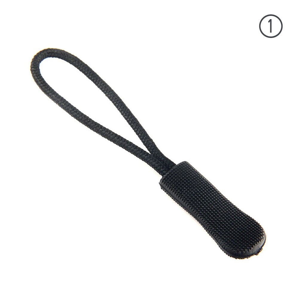 Lot de 50 tirettes de fermeture éclair, pour fixation d'étiquettes de cordon, clip de remplacement pour fermeture éclair, boucle coulissante, sac, valise, vêtements, tente, sac à dos: Couleur 1