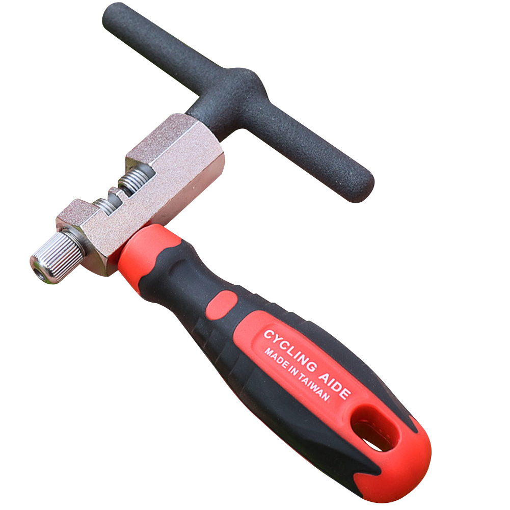 Bicycle Chain Breaker Splitter Cutter Bike Hand Repair Removal Tool Pin Service Tool With Link Hook Spare Breaker Pin