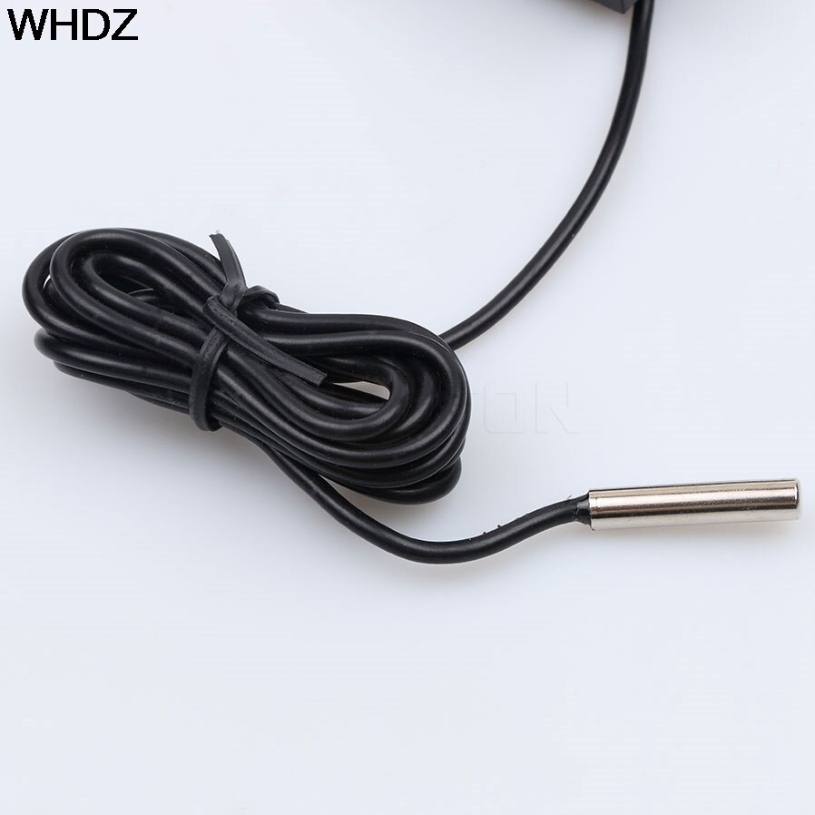 Mini Digital LCD Temperature Thermometer Probe Fridge Freezer Thermometer for Refrigerator with 1 meter wire