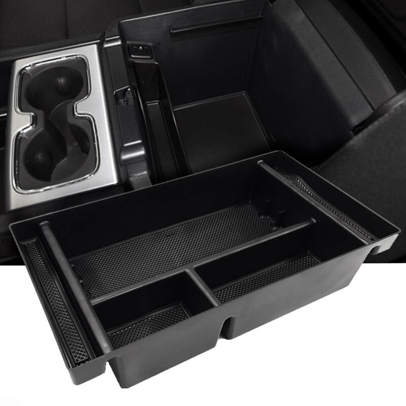 Center Console Storage Box Organizer Tray for Gmc Sierra 1500 Accessories Chevy Silverado 1500