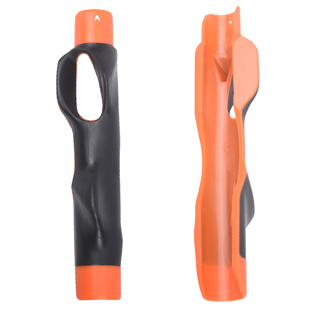 Golf Grip Trainer - Correcte handpositie en swingoefenhulpmiddel voor beginners - Universele Golf Club Grip Corrector: Oranje