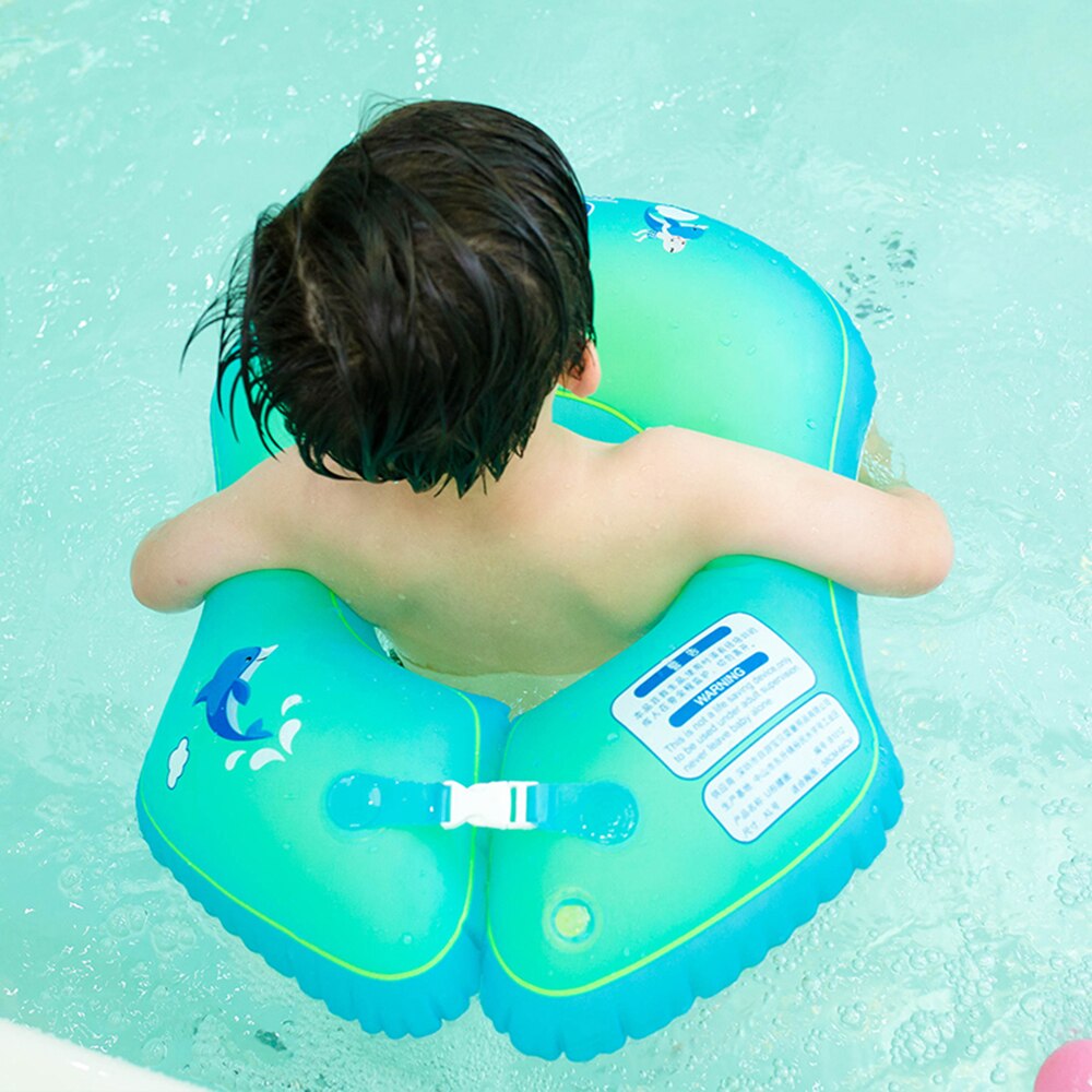 Svømning baby tilbehør cirkel til svømning u formet spædbarn armhule oppustelig ring pvc pool flyde