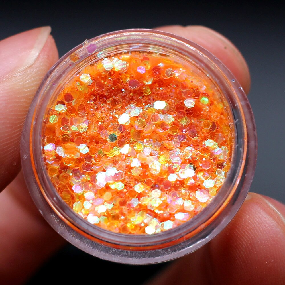 1 ask röd holografiska paljetter glitter skimmer diamant 12 färger ögon glänsande hud highlighter ansikte kropp glitter festival makeup  #05: 4