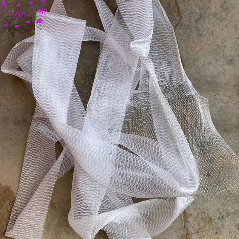 Cylindrical mesh Self made inverted beard mesh Monofilament fishing net Shrimp net bag net cage raw material