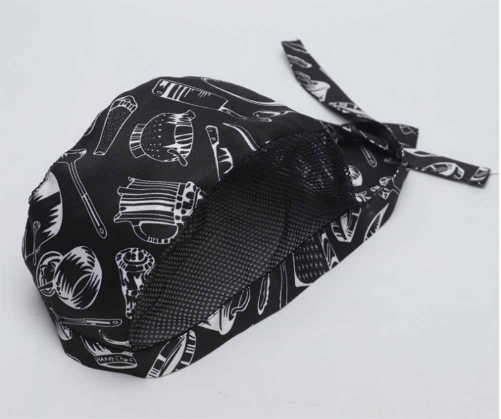 Adjustable Restaurant Chef Skull Cap Chef Mesh Hat Kitchen Cooking Hat for Adult Women Men: 3