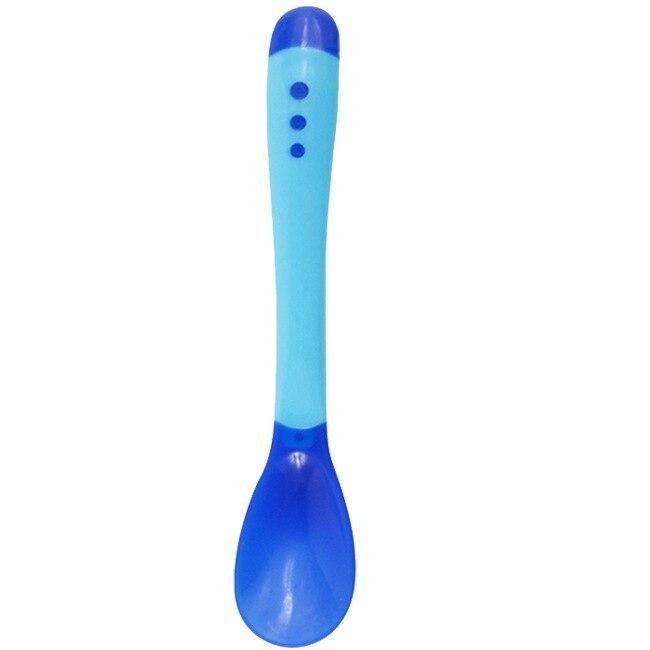 Cuchara con sensor de temperatura para bebés, dispositivo de alimentación para niños, alimentador, aparato de comedor, 1 ud.
