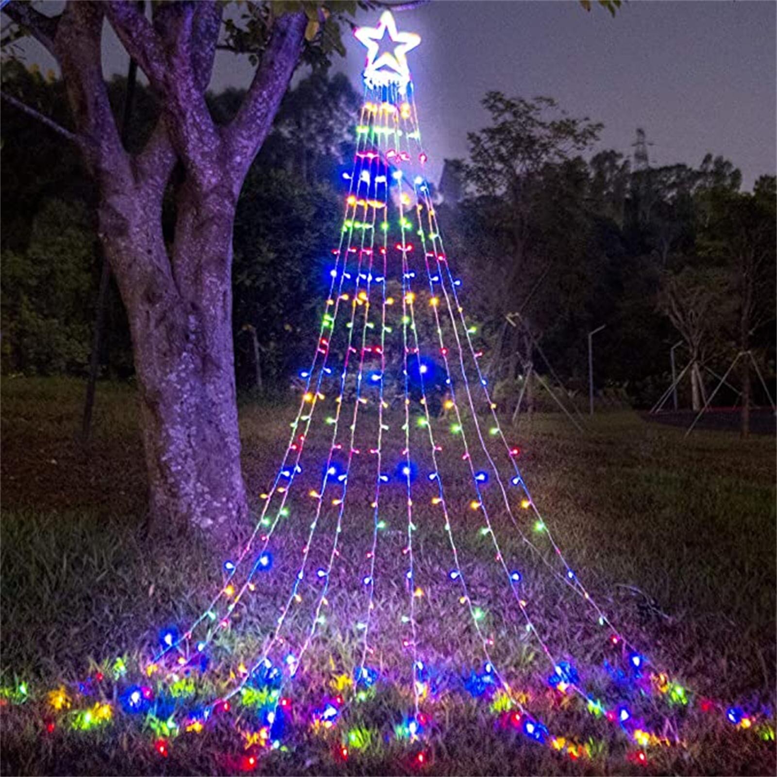 300 Led Boom Decoratie Ster Lichten 8 Verlichting Modes Waterdicht Voor Home Party Led String Lights Decoratie # C