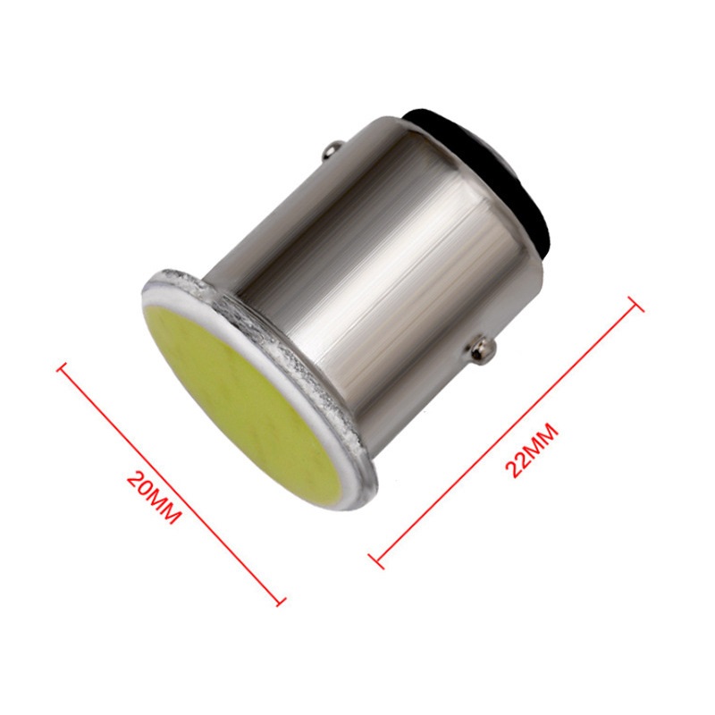 10 PCS Samochodowa żarówka LED P21W 1156 Ba15s 1157 Bay15d Światło kierunkowskazu COB 12V 7000K Białe automatyczne światła cofania i hamowania postojowego