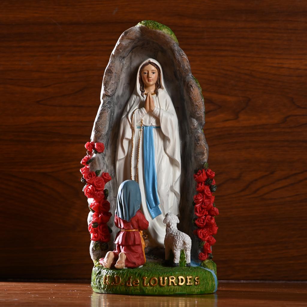 8 &quot;Gezegend Saint Virgin Mary Standbeeld Sculptuur Christian Jezus Christus Figuur Huwelijkscadeau Kerst Thuis Decors Ornamenten