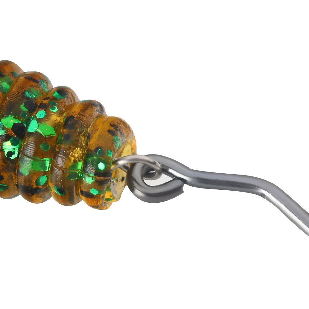 3 Stks/zak Vissen Zachte Worm Haken High Carbon Staal Crank Barb Haak Breed Super Lock Vishaken Lokken Softjerk Haken Vissen gear