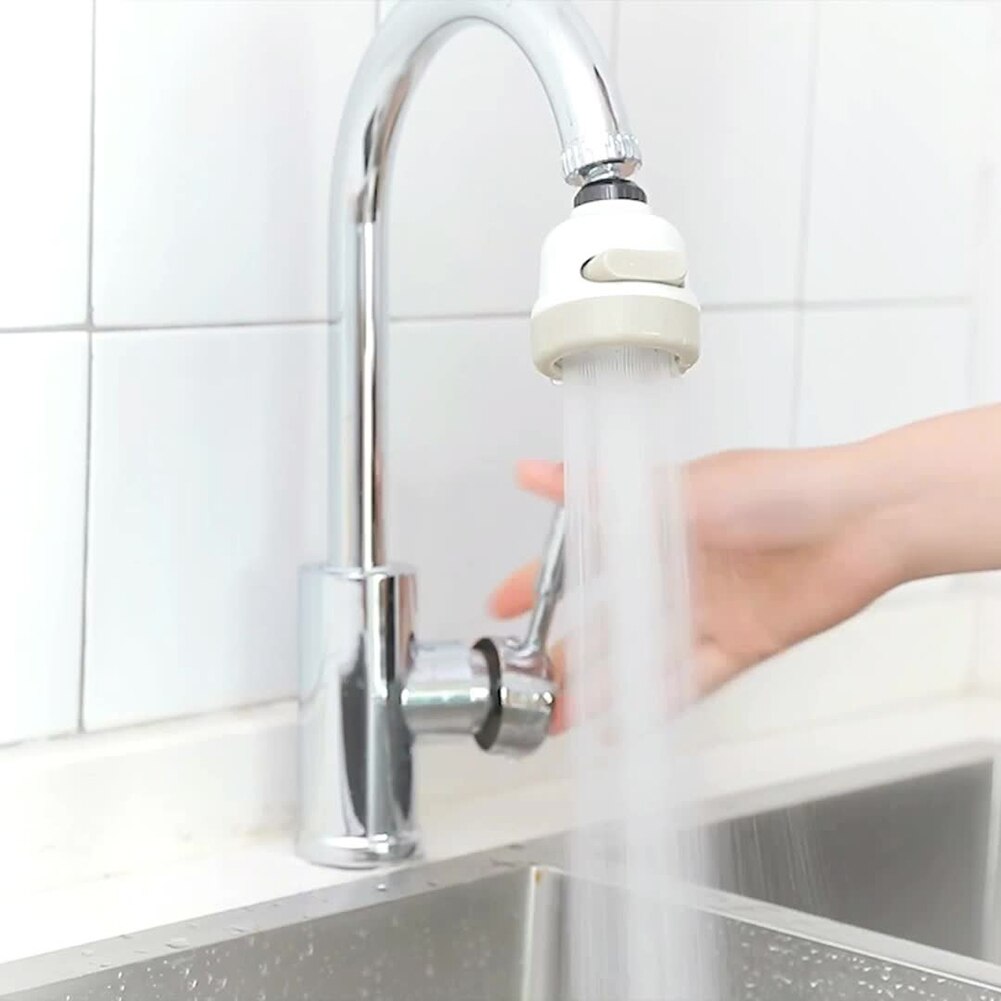 Grifo aireador de 3 modos, difusor de ducha Flexible movible, boquilla giratoria ajustable, accesorios de cocina