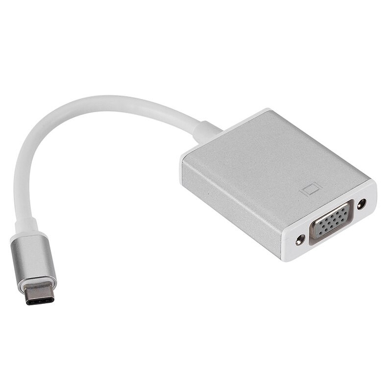 Type-C to VGA Adapter Cable 1080P USBC 3.1 to VGA Converter Cable